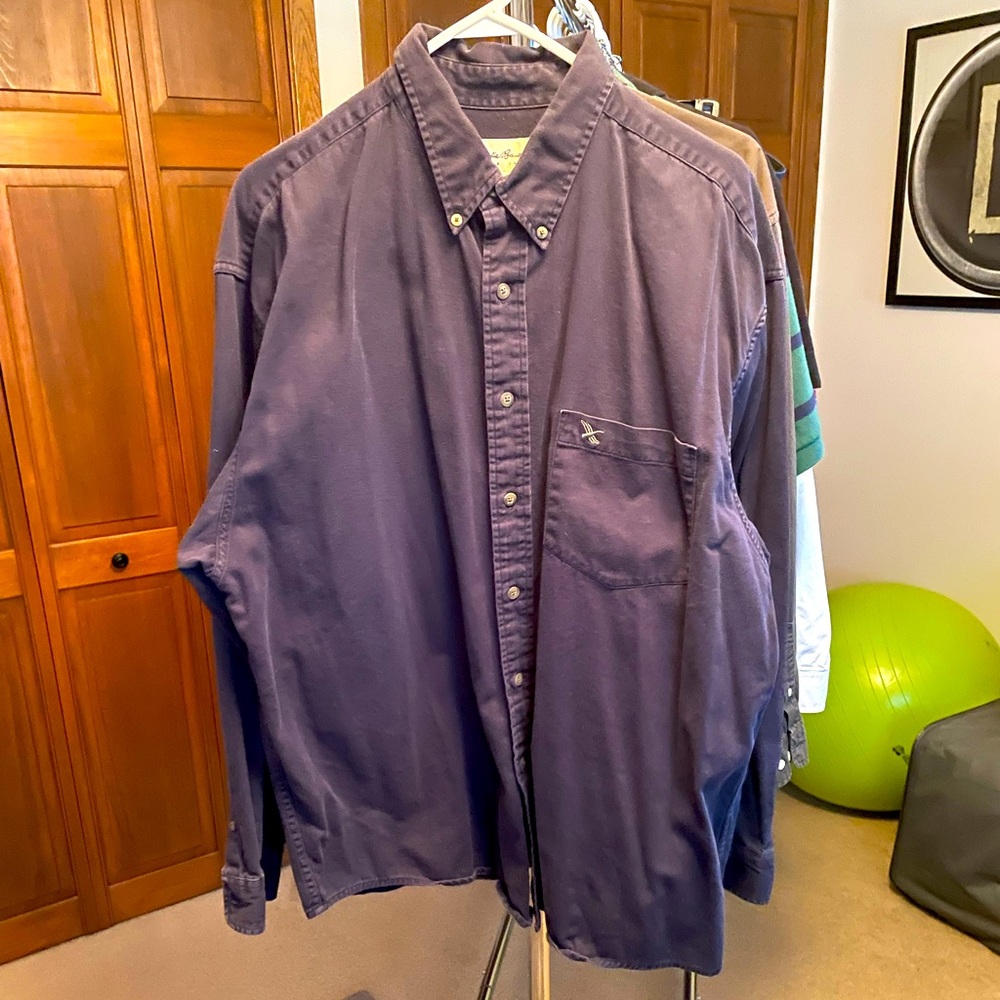 Eddie Bauer Men’s Long Sleeved Oxford Shirt